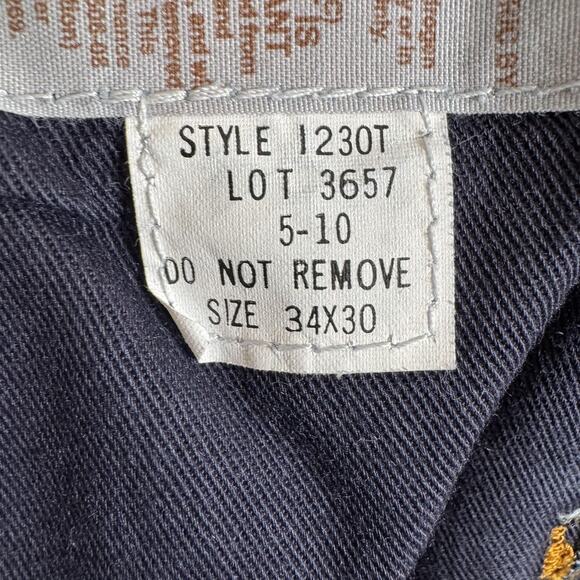 Tyndale Jeans Mens 32x30.5 Blue Flame Resistant FR Made in USA Indura I230T - Picture 10 of 16